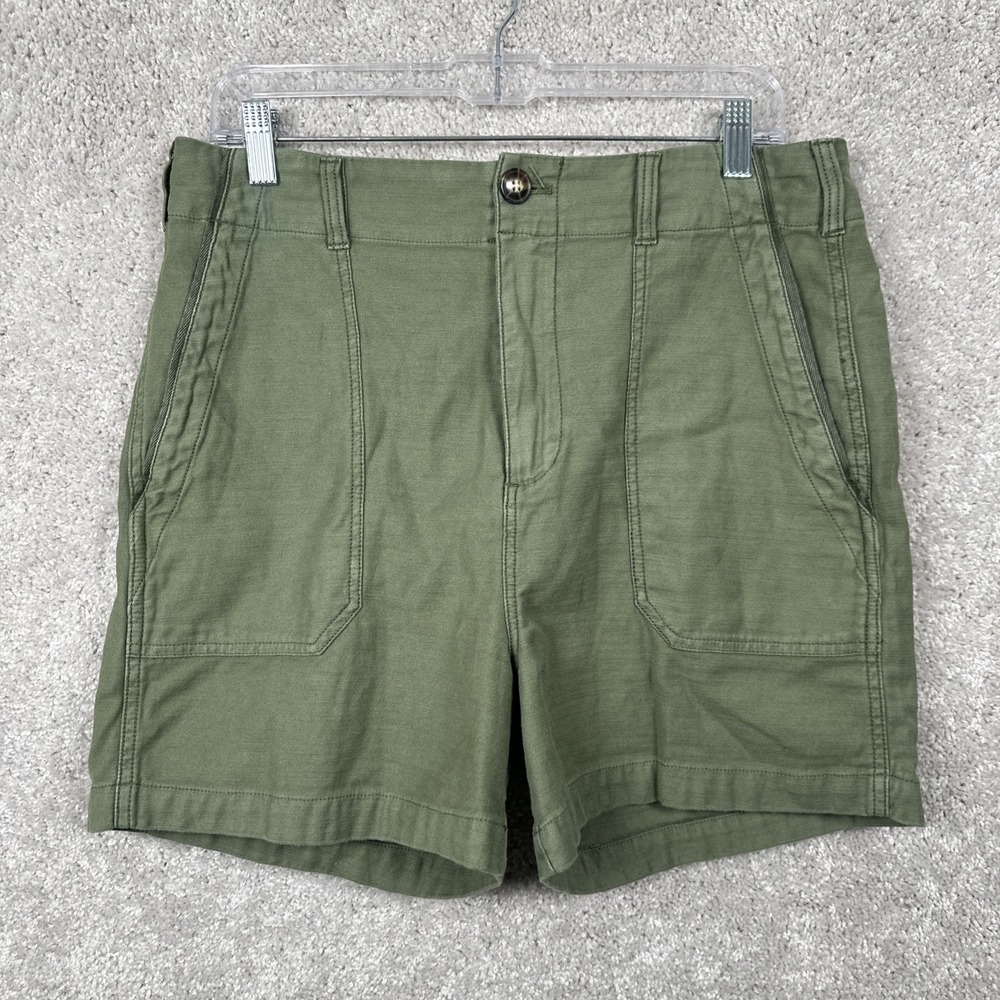 Faherty Stretch Surplus Shorts in Fatigue Green Size 30